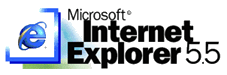 Internet Explorer 5.5 logo